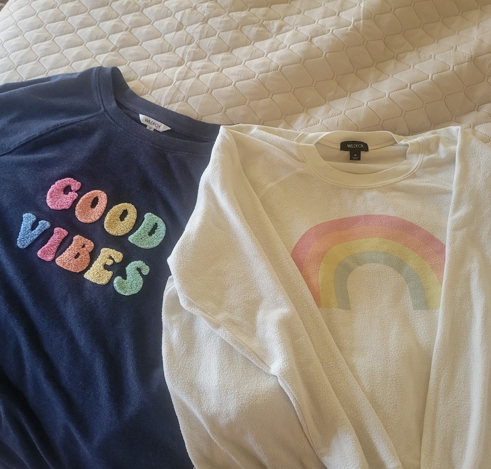 Wildfox Sweatshirts=good vibes and Rainbow 🌈